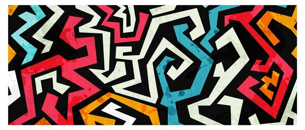 Tablou - Abstracție grafică (120x50 cm)