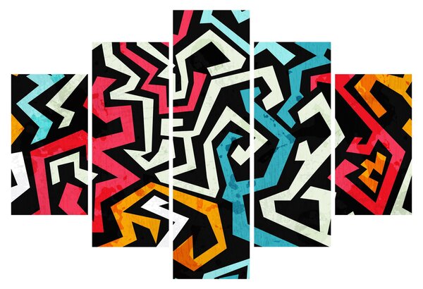 Tablou - Abstracție grafică (150x105 cm)
