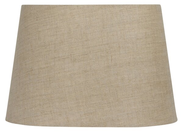 Abajur oval Basic, bej, lungime 23 cm Watt & Veke, Basic oval, Bej, Țesătură / Textil, Design