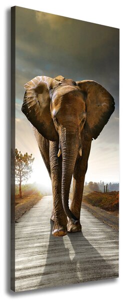 Print pe pânză elefant de mers pe jos