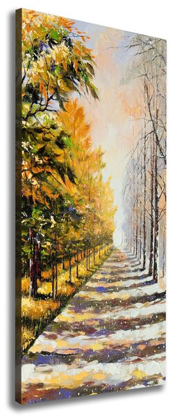 Imprimare tablou canvas Toamna și iarna