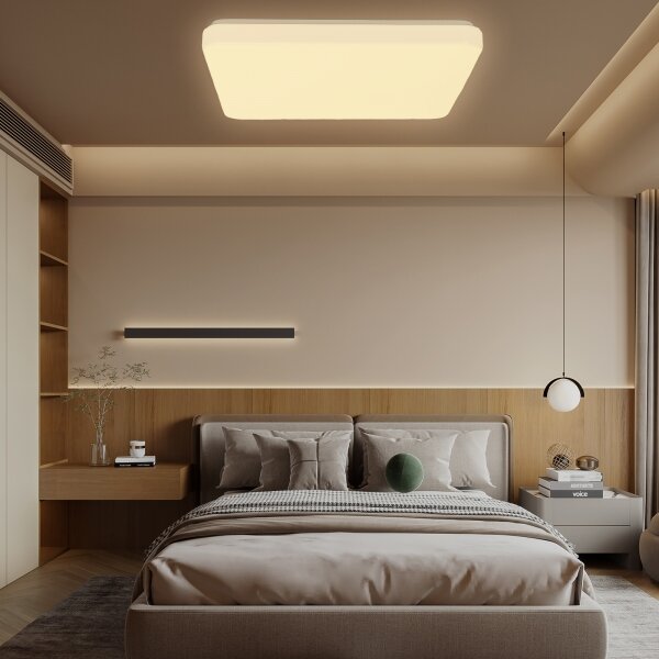 Brilagi - Plafonieră LED MILKY WAY, 24 W, 230 V, 3000 K (alb cald), 37 x 37 cm
