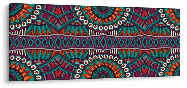 Tablou cu bastracție ornamentală (120x50 cm)