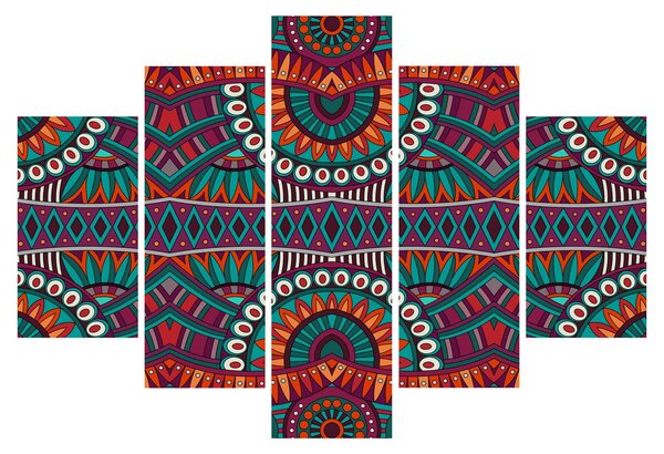 Tablou cu bastracție ornamentală (150x105 cm)