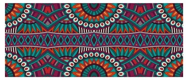 Tablou cu bastracție ornamentală (120x50 cm)