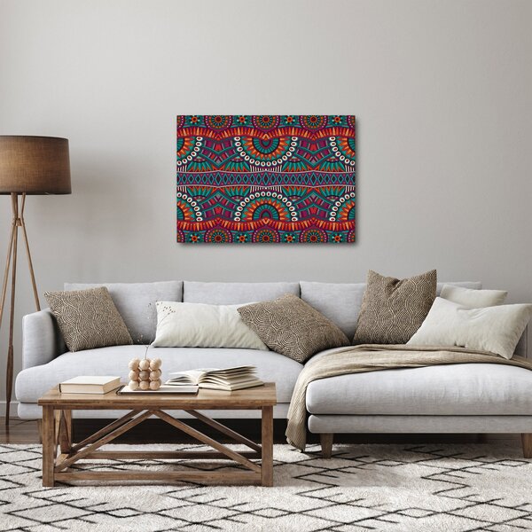Tablou cu bastracție ornamentală (70x50 cm)