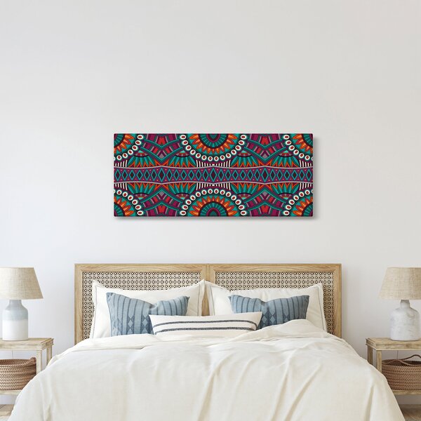 Tablou cu bastracție ornamentală (120x50 cm)