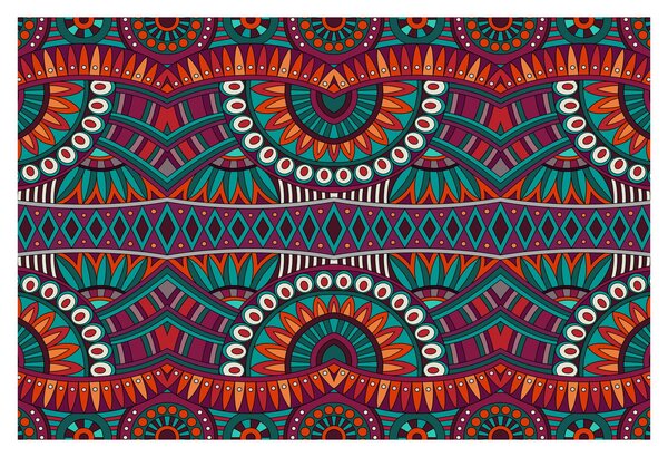 Tablou cu bastracție ornamentală (90x60 cm)