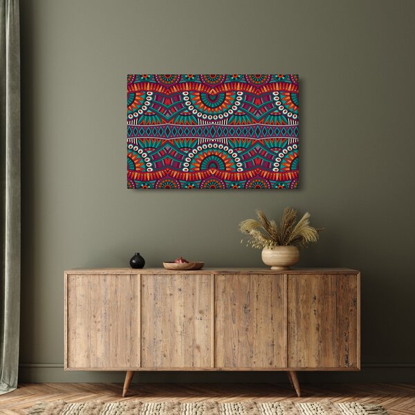 Tablou cu bastracție ornamentală (90x60 cm)