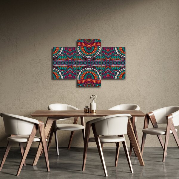 Tablou cu bastracție ornamentală (90x60 cm)