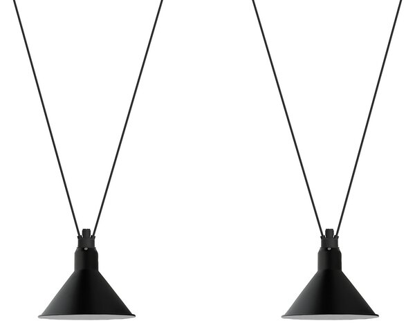 Lustră Pendul Lampe Gras, Negru, Camera de zi, Metal