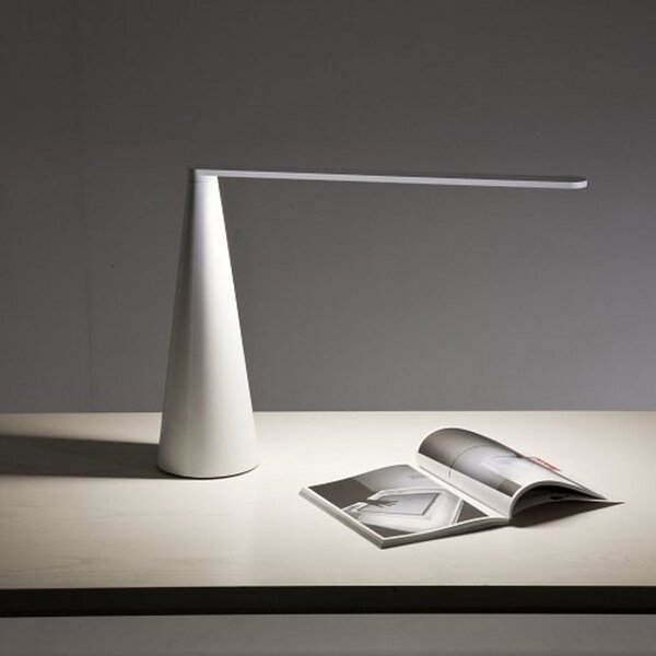 Lampă de masă Martinelli Luce, Elica, Alb, Camera de zi, Metal, Modern
