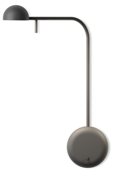 Lampă de perete Vibia, Pin, Negru, dormitor, Metal, Modern