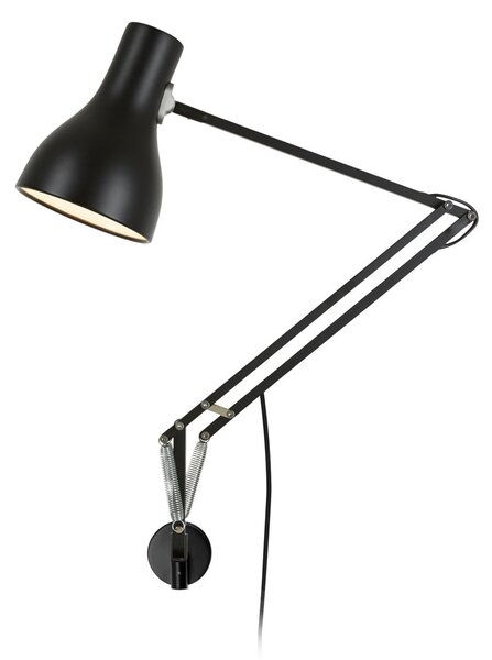 Lampă de perete Anglepoise, Type 75, Negru, Camera de zi, Aluminiu, Design