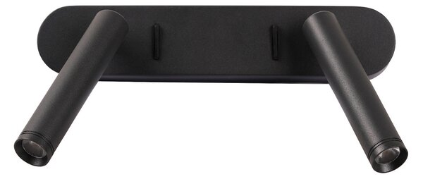 Lampă de perete ANTIDARK, Point, Negru, dormitor, Metal, Modern