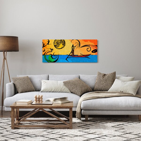 Tablou cu pictură străveche (120x50 cm)