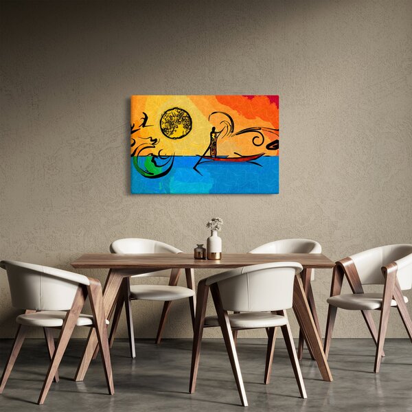 Tablou cu pictură străveche (90x60 cm)