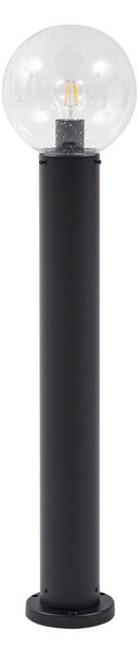Lămpi de exterior Lindby, Dangan, reglabil, Negru, Terasă, Sticlă, Modern