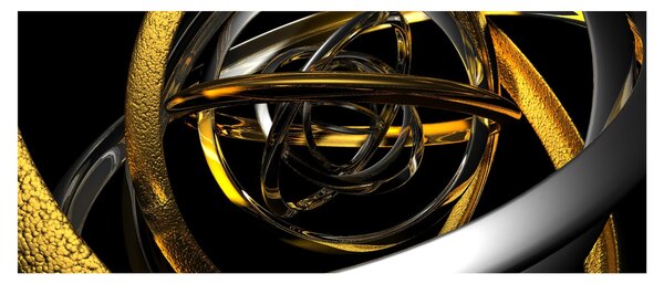 Tablou cu abstracție modernă (120x50 cm)