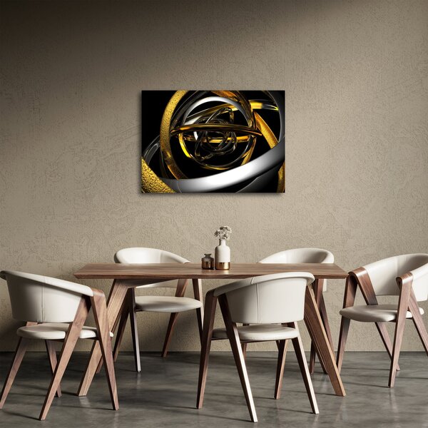 Tablou cu abstracție modernă (70x50 cm)
