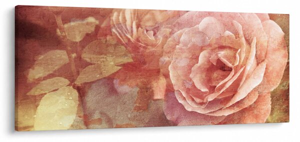 Tablou cu trandafir (120x50 cm)