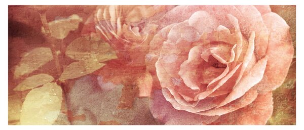Tablou cu trandafir (120x50 cm)