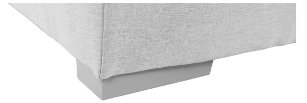 Pat tip boxspring Ferata Komfort gri deschi, 160x200 cm