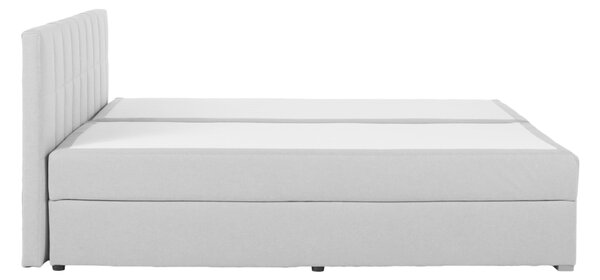 Pat tip boxspring Ferata Komfort gri deschi, 160x200 cm