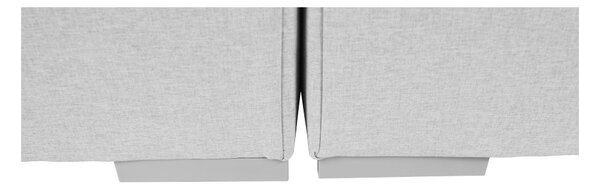Pat tip boxspring Ferata Komfort gri deschi, 160x200 cm