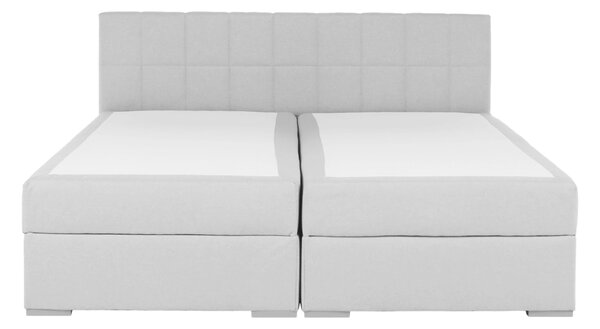 Pat tip boxspring Ferata Komfort gri deschi, 160x200 cm