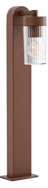 Lampă de Exterior Lindby, Kaliro, Maro / Rugină, Terasă, Aluminiu, Modern