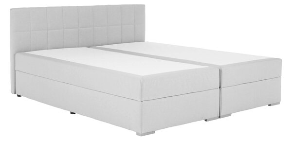 Pat tip boxspring Ferata Komfort gri deschi, 160x200 cm