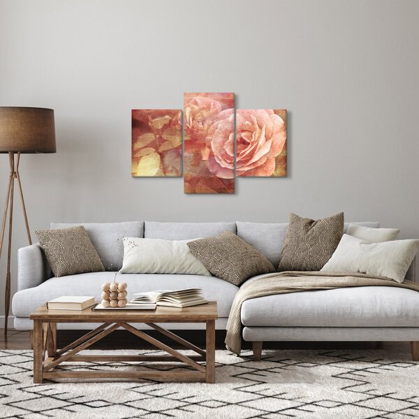 Tablou cu trandafir (90x60 cm)