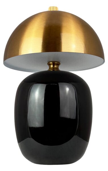 Lampă de masă Dyberg Larsen, Manhatten, reglabil, Negru, Camera de zi, Ceramică, Scandinavă