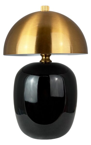 Lampă de masă Dyberg Larsen, Manhatten, reglabil, Negru, Camera de zi, Ceramică, Scandinavă