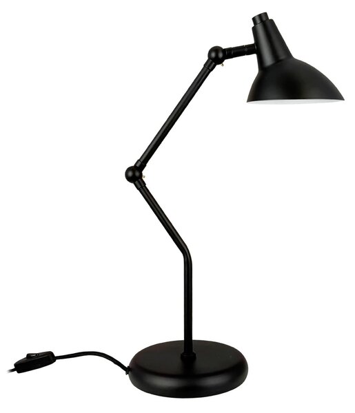 Lampă de masă Dyberg Larsen, Vela, Negru, Camera de zi, Metal, Scandinavă