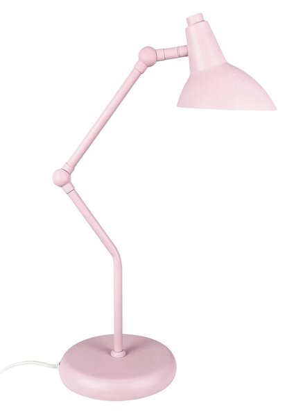 Lampă de masă Dyberg Larsen, Vela, Roz / Rosé, Camera de zi, Metal, Scandinavă