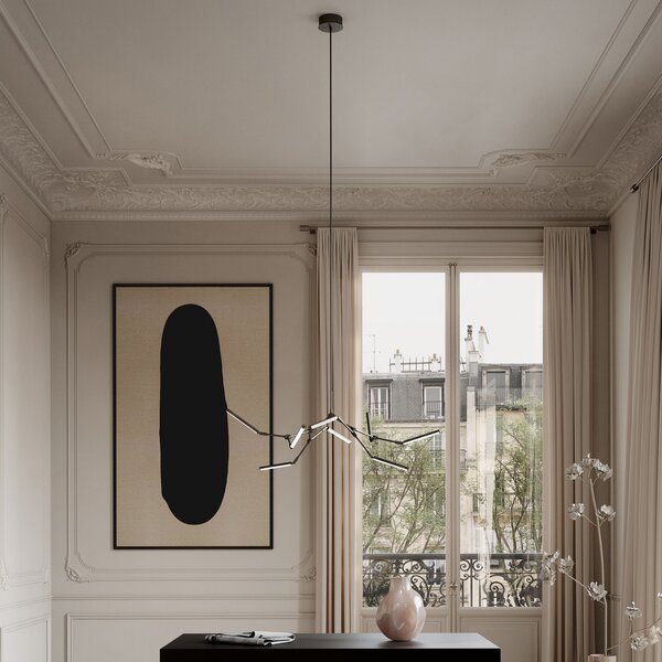 Candelabre 101 COPENHAGEN, Stick, reglabil, Bronz / Alamă Veche, Camera de zi, Aluminiu, Design