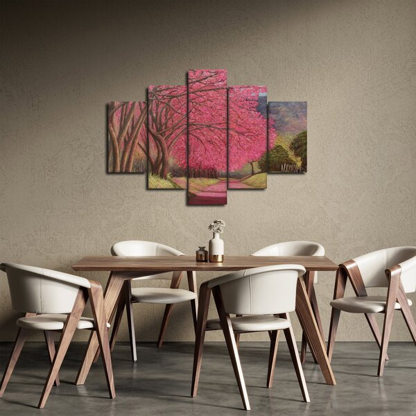 Tablou cu copaci înfloriți (150x105 cm)