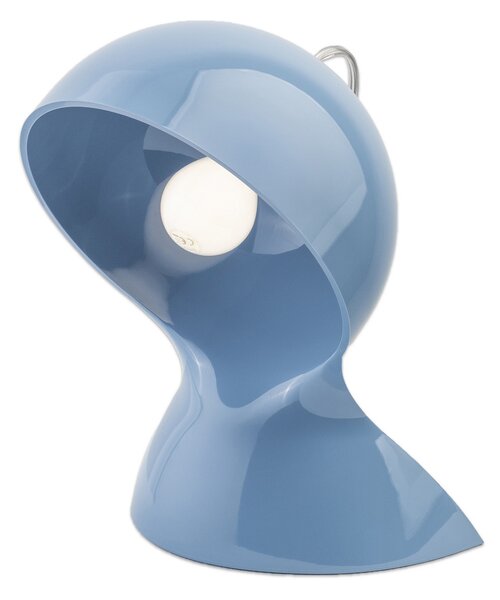 Lampă de masă Artemide, Dalú, Albastru, Camera de zi, Plastic, Design