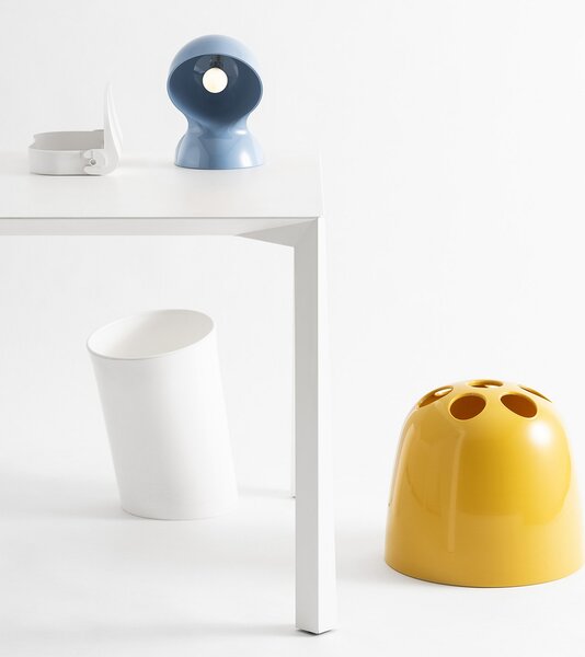 Lampă de masă Artemide, Dalú, Albastru, Camera de zi, Plastic, Design