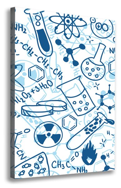 Tablou pe pânză fundal chimie