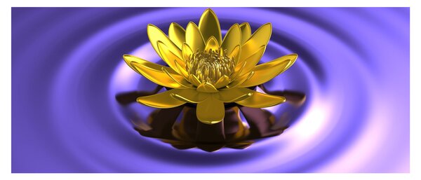 Tablou - Lotus (120x50 cm)
