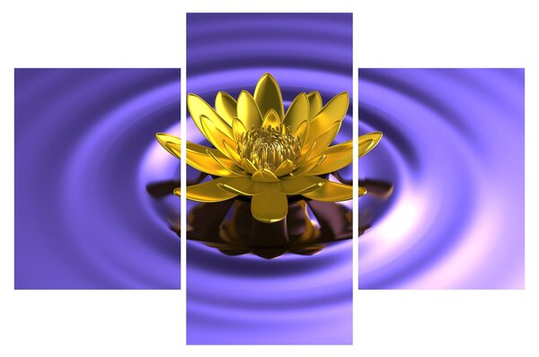 Tablou - Lotus (90x60 cm)