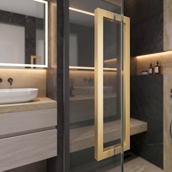 Mâner pentru ușa de duș Rea 01 Brushed Gold