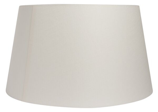 Abajur simplu, drept, alb, Ø 42 cm Watt & Veke, Basic straight, Alb, Țesătură / Textil, Design