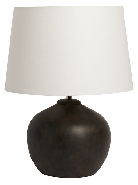Lampă de masă Watt & Veke, Mona Black, Negru, Camera de zi, Ceramică, Design