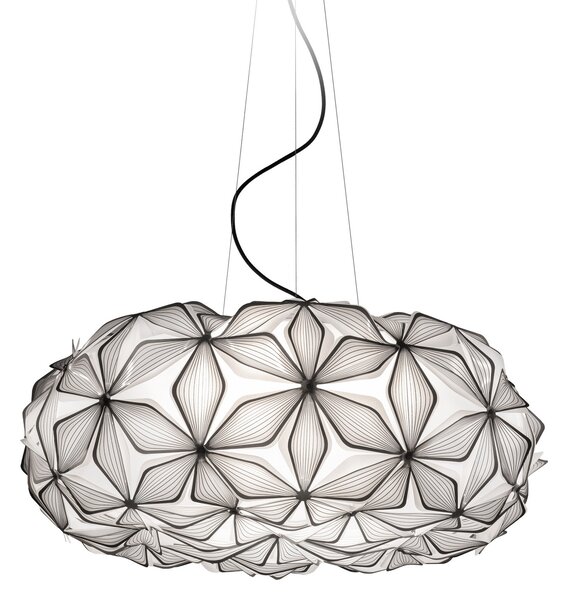 Lustră Pendul Slamp, C'EST LA VIE, reglabil, Negru, Camera de zi, Plastic, Design