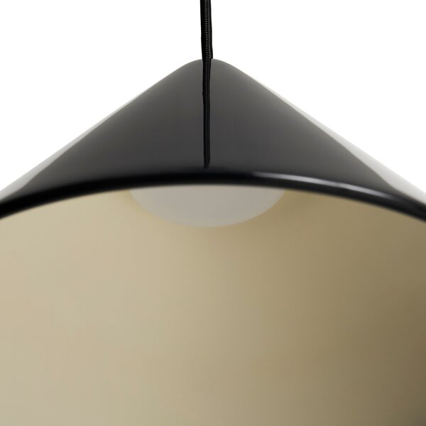 Lustră Pendul HAY, Compass, Negru, Camera de zi, Aluminiu, Design