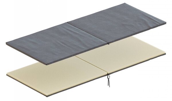 Saltea șezlong din burete 80×200 cm, fermitate medie
